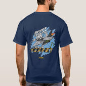 VFA-25 dunkles Shirt w/Hornet (Rückseite)