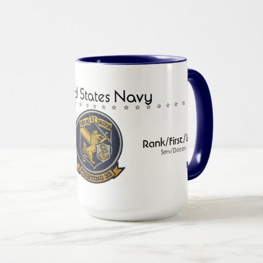 VFA-32 'kämpfendes Swordsmen Tasse (VorderseiteRechts)