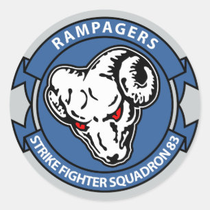 VFA - 83 - Streik-Kämpfer-Geschwader 83 Runder Aufkleber