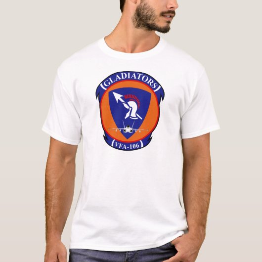 VFA - Geschwader des Kämpfer-106 - Gladiatoren T-Shirt (Vorderseite)