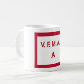 VFMA eine FirmenTasse Kaffeetasse (Vorderseite Links)
