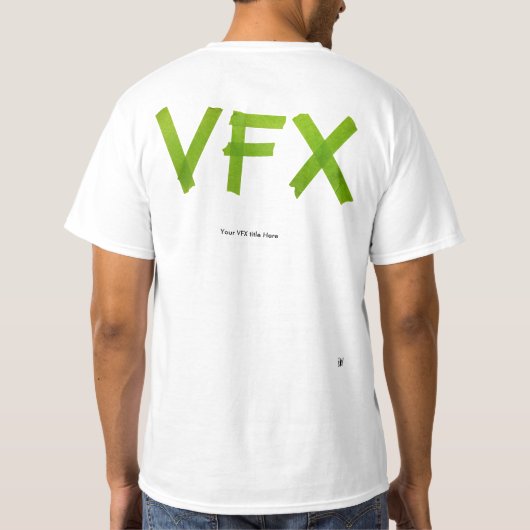 VFX Crew-Shirt - Grün/Licht T-Shirt (Rückseite)