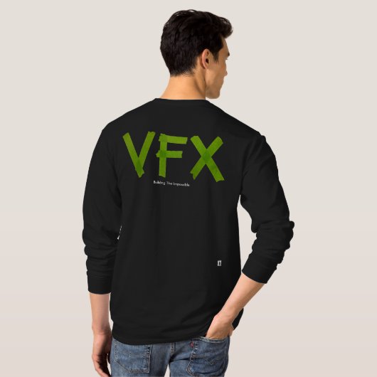 VFX Crew Shirt Long Sleeve - grün/dunkel (Schwarz voll)