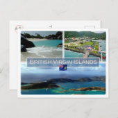 VG Britische Jungfrauen - Postkarte (Vorne/Hinten)