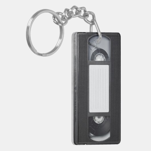 VHS-Band Schlüsselanhänger (Vorderseite links)