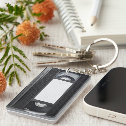 VHS-Band Schlüsselanhänger (Vorderseite rechts)