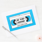 VHS Be Kind Rewind Novelcker Rechteckiger Aufkleber (Umschlag)