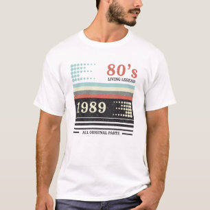 VHS Cassete 1989 Limited Edition   Geburtstagsgesc T-Shirt