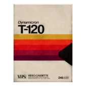 VHS Cassette 80s Poster (Vorderseite)