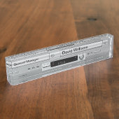 VHS-DVD-Spieler-Frontplatte Namensplakette (Seite)