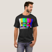 Vhs Glitch - Signal Lost Cable TV Scrambled T-Shirt (Vorne ganz)