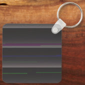 VHS Glitch Variante 2 Schlüsselanhänger (Rückseite)