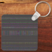 VHS Glitch Variante 3 Schlüsselanhänger (Rückseite)