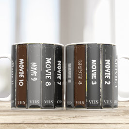 VHS Halloween Classic Editable Movie Titel Kaffeetasse