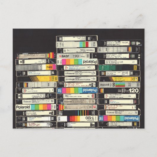 VHS-Kassen Postkarte (Vorderseite)
