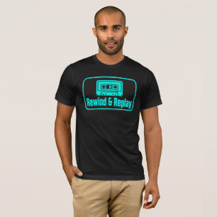 VHS-Kassette zurückspulen und wiederholen Tee