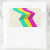 VHS RECHTECKIGER AUFKLEBER (Tasche)