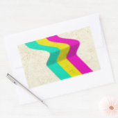 VHS RECHTECKIGER AUFKLEBER (Umschlag)