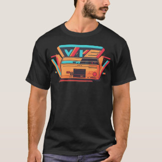 VHS-Rückspulung zum goldenen Zeitalter des Musikfr T-Shirt