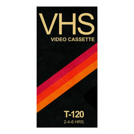 VHS T120 - 80s II Poster (Vorderseite)