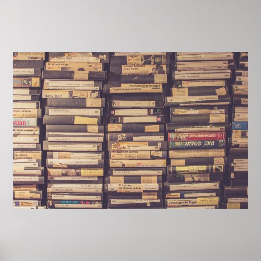 VHS TAPE LOT POSTER (Vorne)