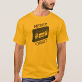 VHS, vergessen nie T-Shirt (Vorderseite)