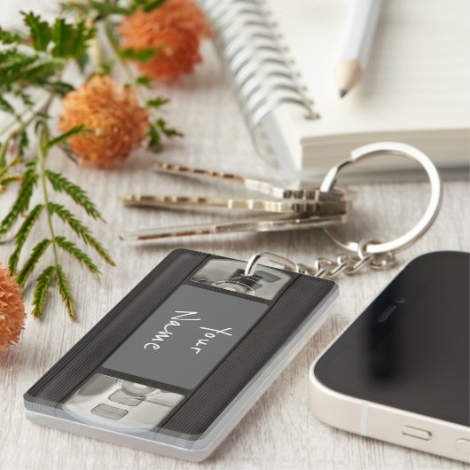 VHS Videokassette Schlüsselanhänger (Vorderseite rechts)