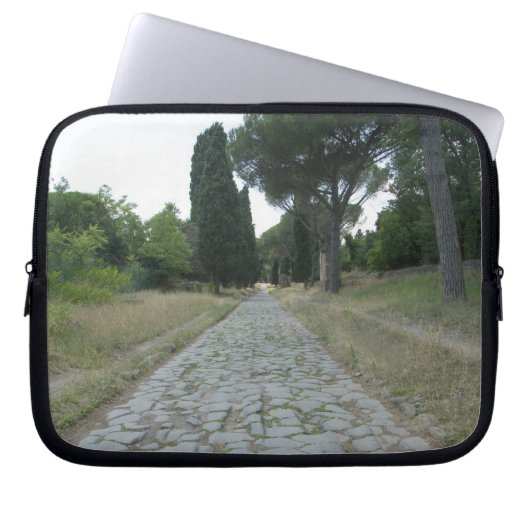 Via Appia Appian Weg, römische Straße Laptopschutzhülle (Vorderseite)