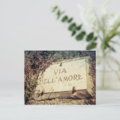 Via Dell' Amore (Street of Liebe) Italienische Pos Postkarte (Stehend Vorderseite)