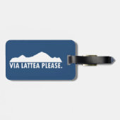 Via Lattea Bitte Gepäckanhänger (Rückseite horizontal)