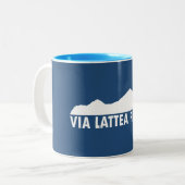 Via Lattea Bitte Zweifarbige Tasse (Vorderseite Links)