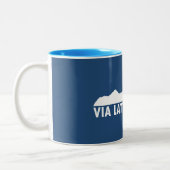 Via Lattea Bitte Zweifarbige Tasse (Links)