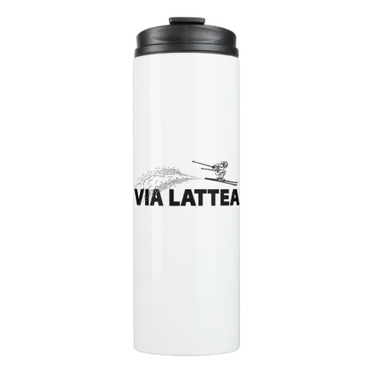 Via Lattea Skispringer Thermosbecher (Vorderseite)