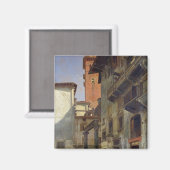Via Mazzanti, Verona, 1880 Magnet (Vorderseite/Rückseite)