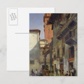 Via Mazzanti, Verona, 1880 Postkarte (Vorne/Hinten)