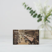 Via Roma, Neapel, Italien klassisches Fotochrom Visitenkarte (Stehend Vorderseite)