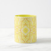 Viaduct Abstract Yellow White Watercolor Art Tasse (Zentrum)