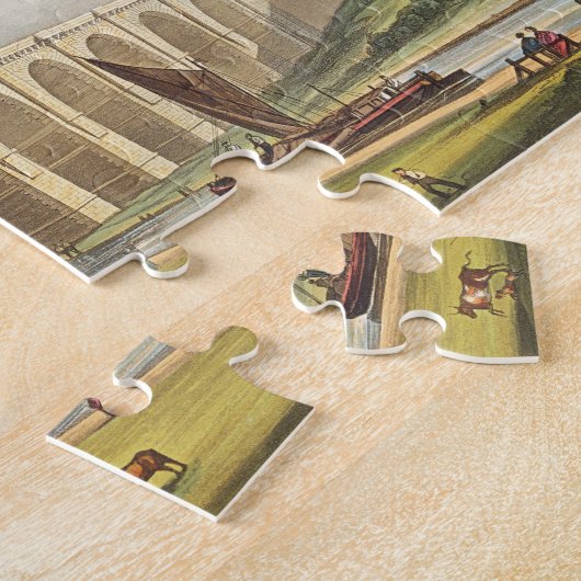 Viaduct über dem Sankey Tal, überziehen 4 von 'Li Puzzle (Seite)