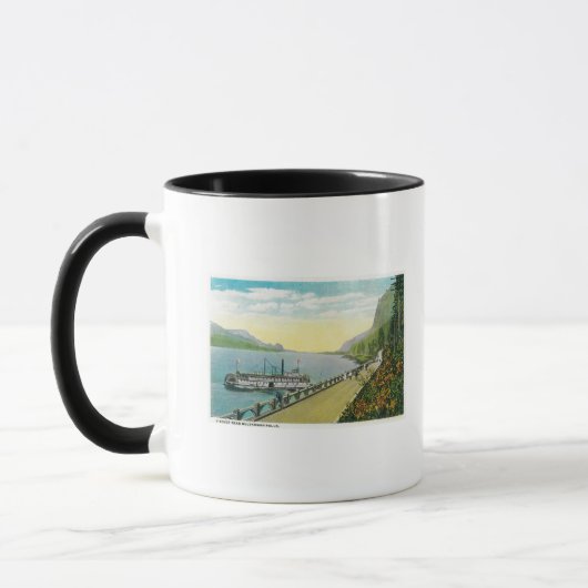 Viadukt nahe Multnomah Falls, Columbia River Tasse (Links)