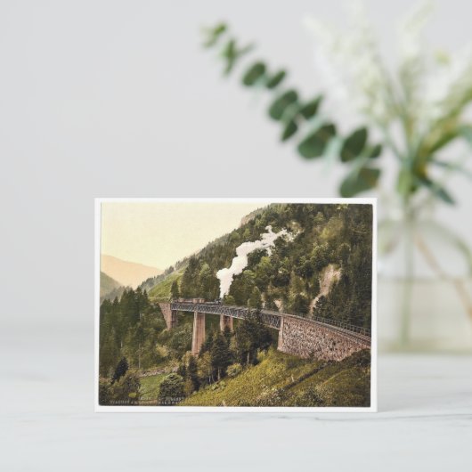 Viadukt und Schlucht, Hollenthal, Schwarzwald, Bad Postkarte (Stehend Vorderseite)