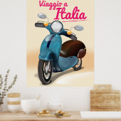 Viaggio a Italia Reiseplakat Poster (Küche)
