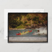 Viaja con 1 surfer x Kauai Postkarte (Vorne/Hinten)