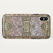 Vialeigh Viktorianisch Elegante Coole Monogramm Case-Mate iPhone Hülle (Rückseite (Horizontal))