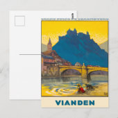 Vianden, Luxemburg Postkarte (Vorne/Hinten)