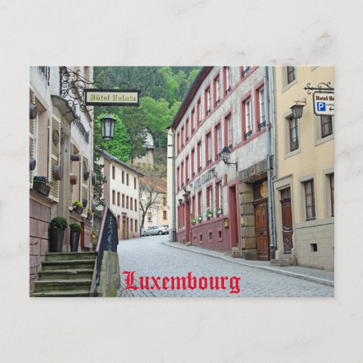 Vianden, Luxemburger Postcard Postkarte (Vorderseite)