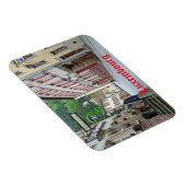 Vianden, Luxemburger Straßenszene Magnet (Rechte Seite)