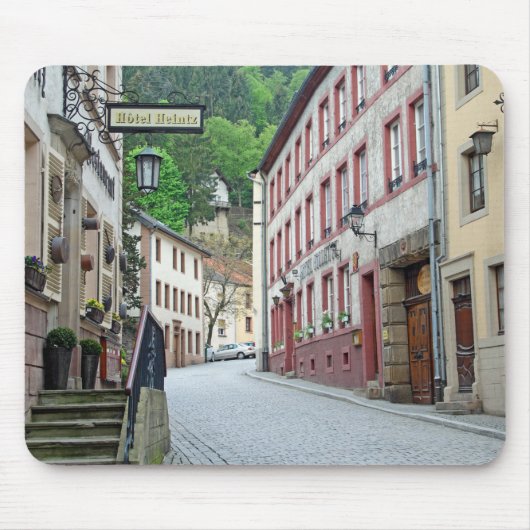 Vianden, Luxemburger Straßenszene Mousepad (Vorne)