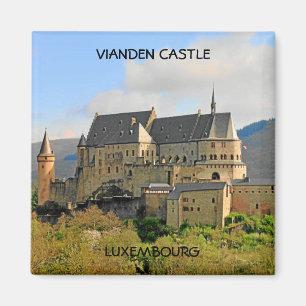 VIANDEN SCHLOSS, LUXEMBURG MAGNET