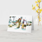 Viareggio Kai-Treffen, leere Gruß-Karte Karte (Gelbe Blume)