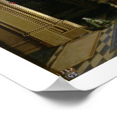 Viaticum im Inneren einer Kirche Poster (Ecke)